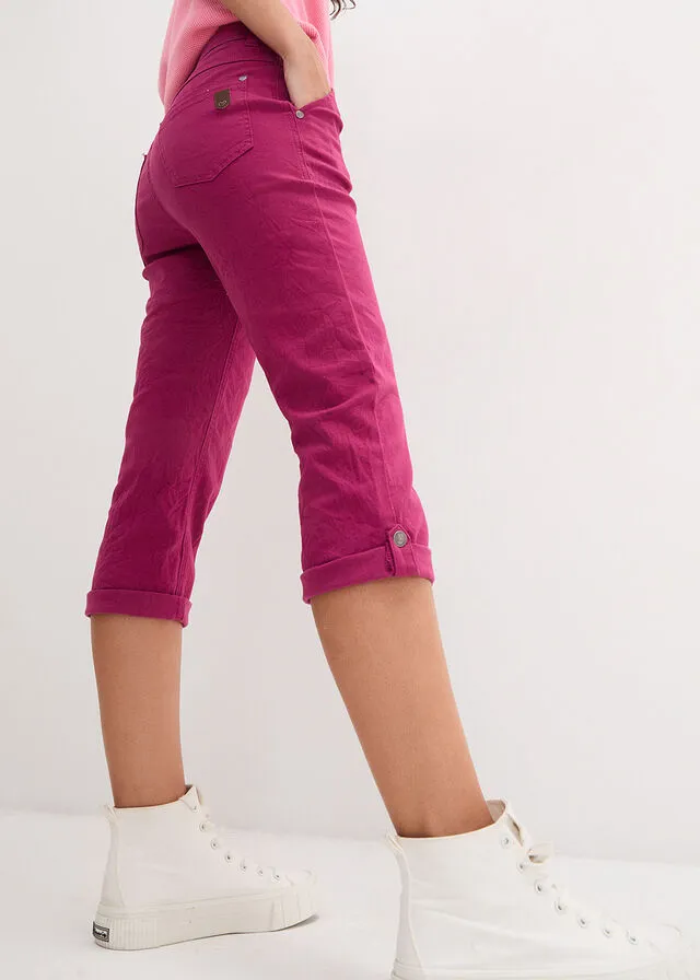 Pantalón elástico Violeta