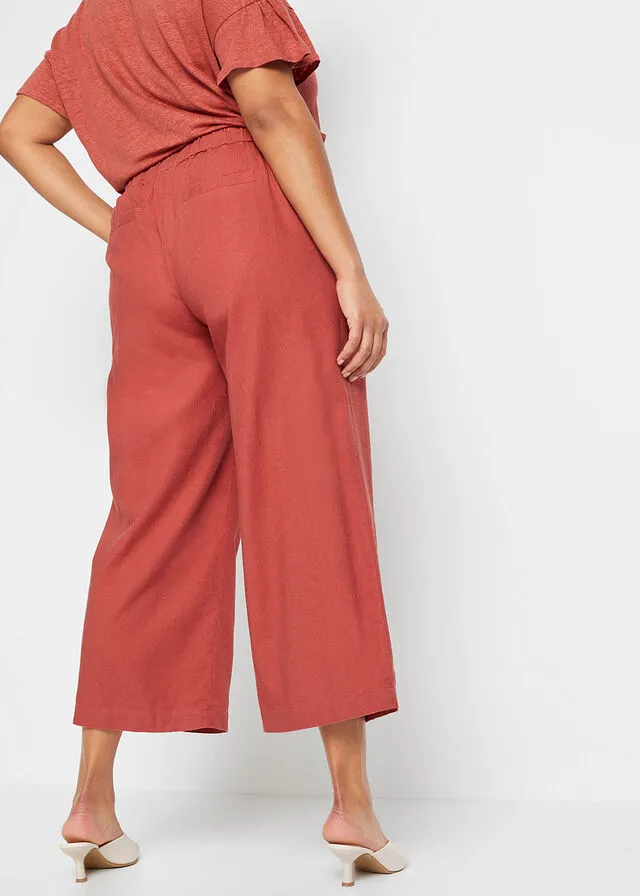 Pantalón marrón marsala