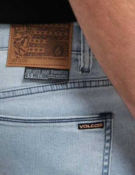PANTALóN VOLCOM 2X4 DENIM  POWDER BLUE