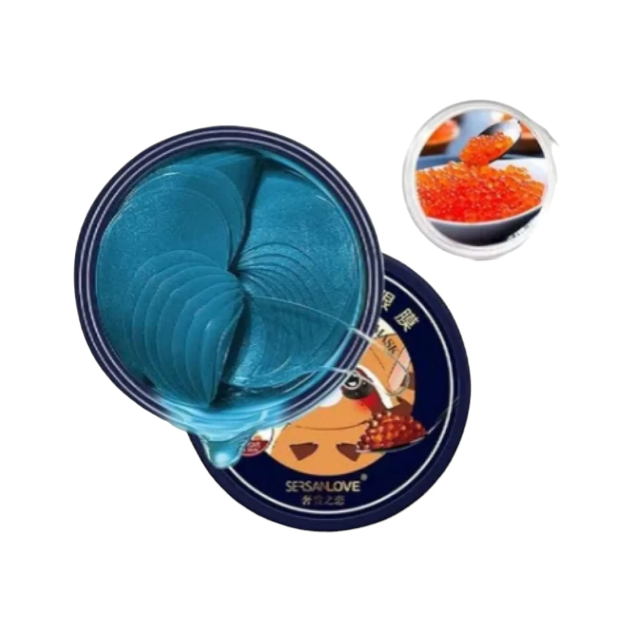 Parches De Hidrogel Para Contorno De Ojos Deep Sea Caviar Eye Mask