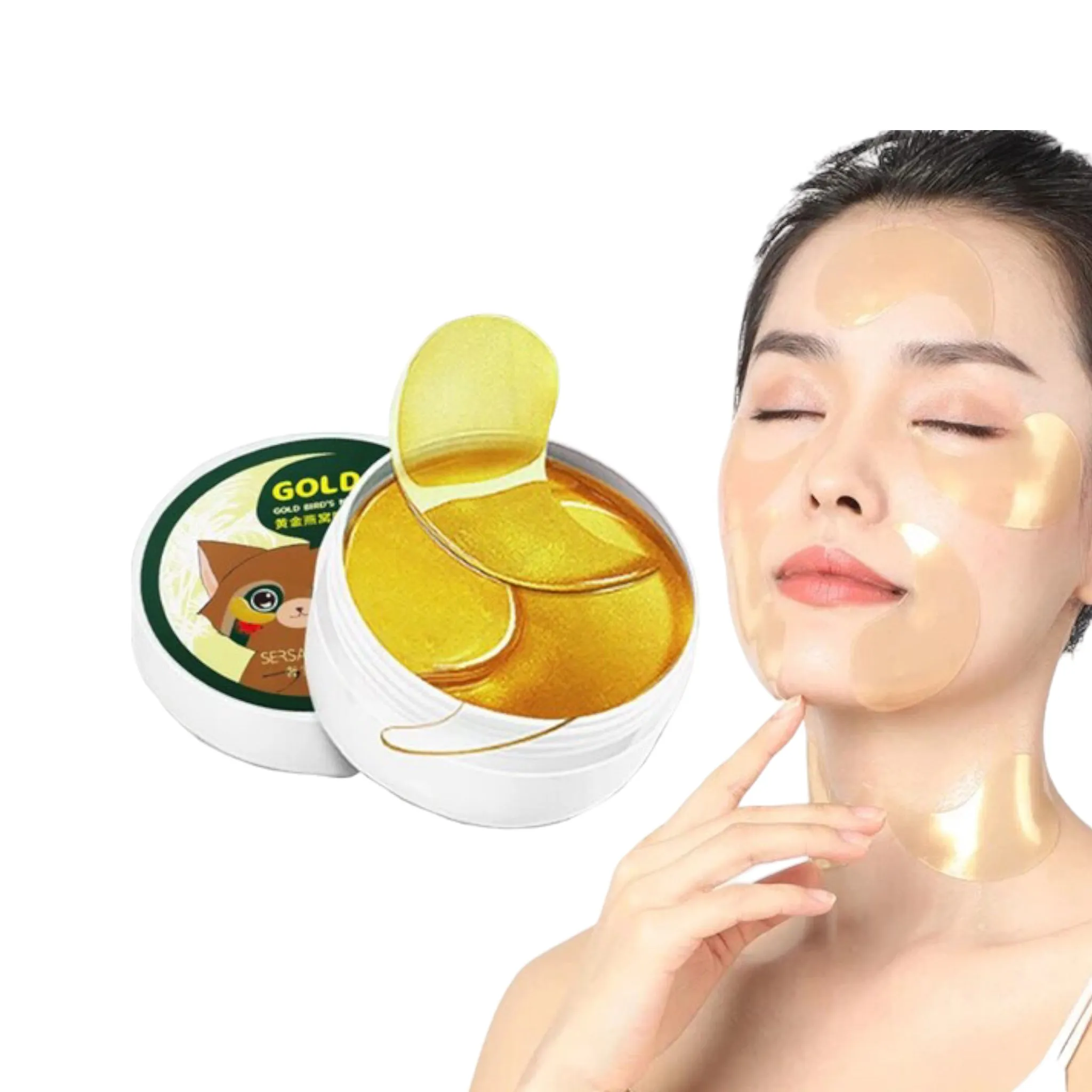Parches De Hidrogel Para Contorno De Ojos Gold Bird’s Nest