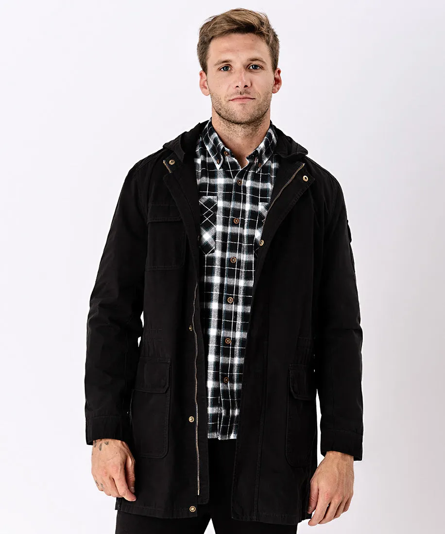 PARKA OI23 NEGRO