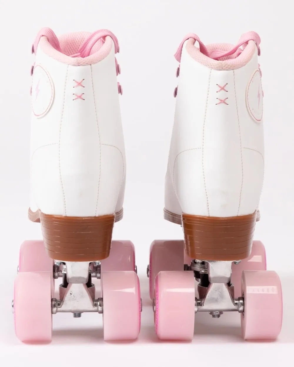 PATINES 4 RUEDAS BLANCOS/ROSAS  RODEO