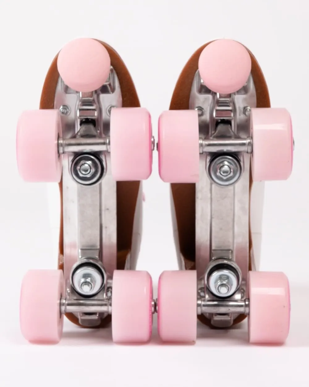 PATINES 4 RUEDAS BLANCOS/ROSAS  RODEO