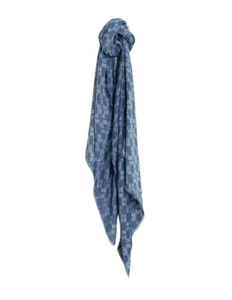 Pañuelo Indi & Cold tipo chal estampado para mujer en azul