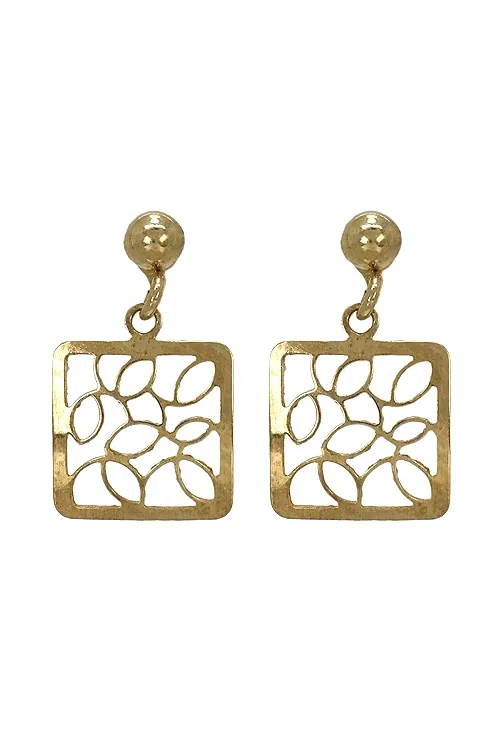 Pendientes colgar oro 18K 146_L051