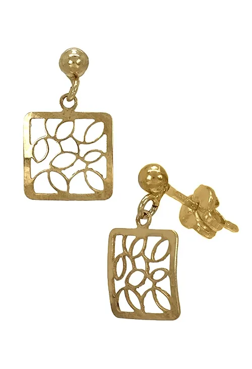Pendientes colgar oro 18K 146_L051