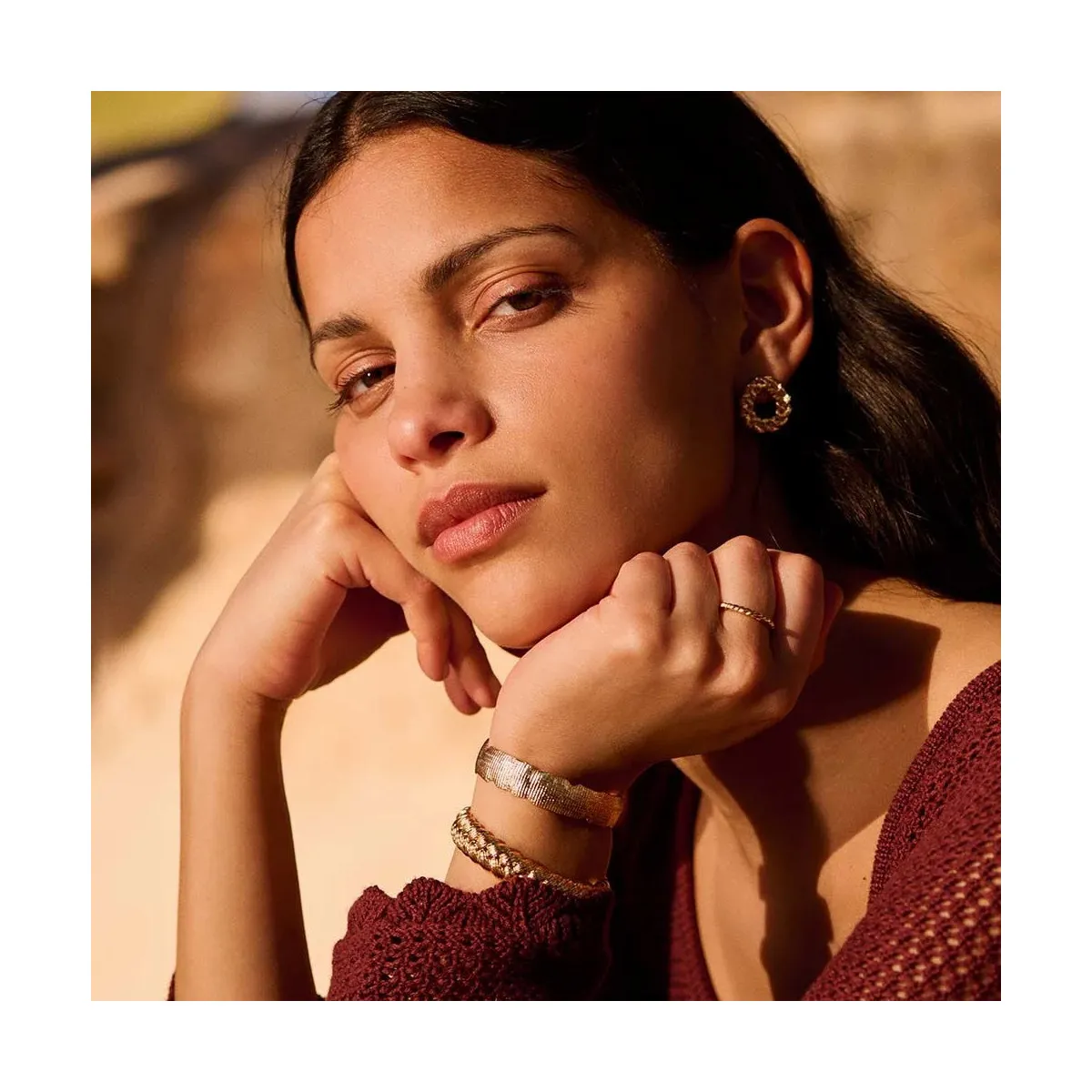 PENDIENTES LARGOS TRESSE  AGATHA PARIS