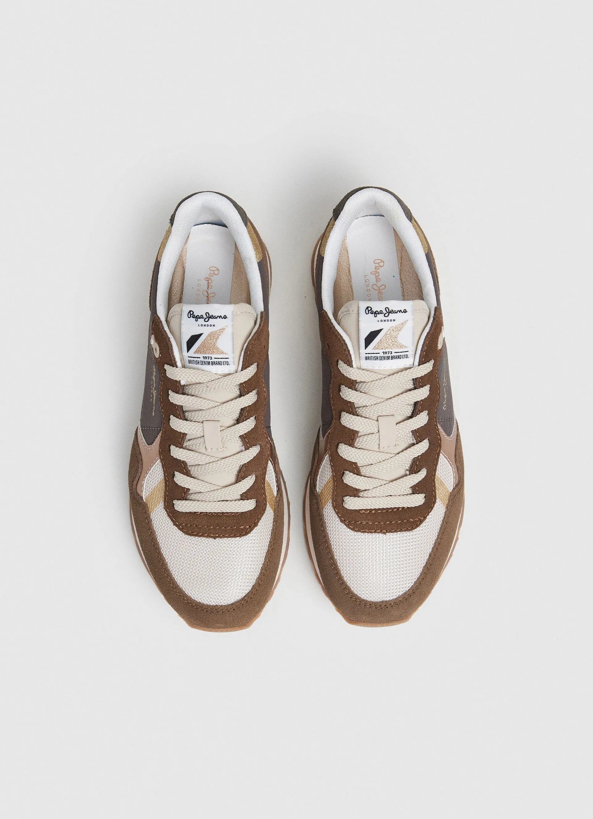 Pepe Jeans Zapatilla running retro Brit Mixt