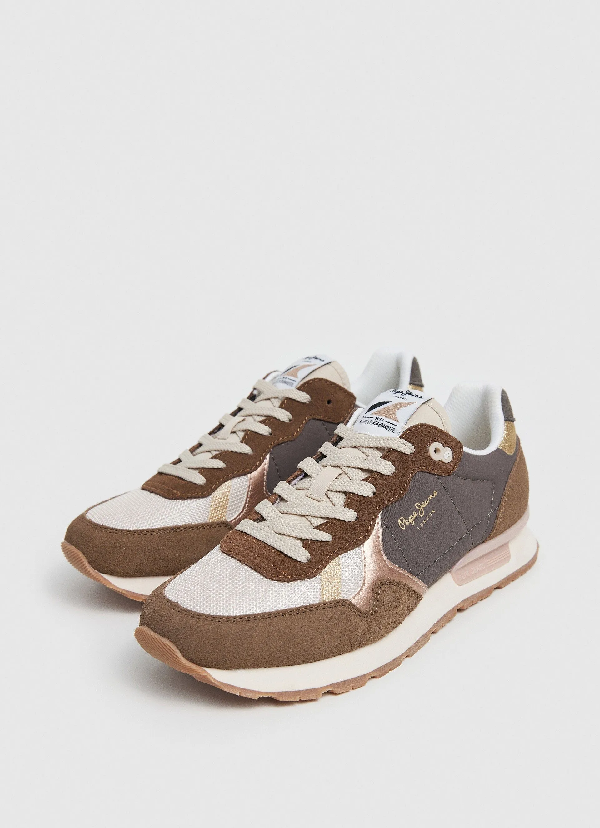 Pepe Jeans Zapatilla running retro Brit Mixt