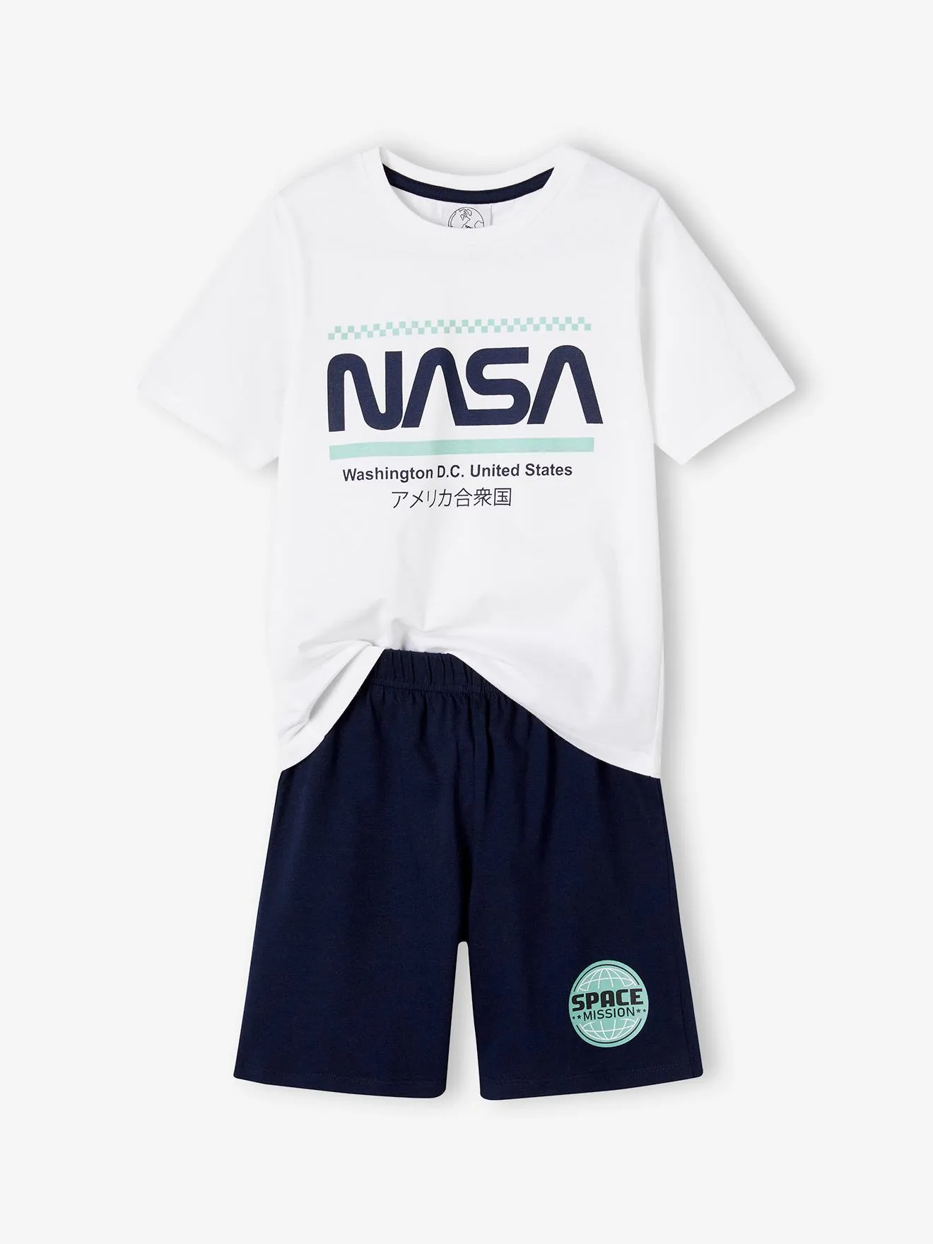 Pijama con short NASA® bicolor