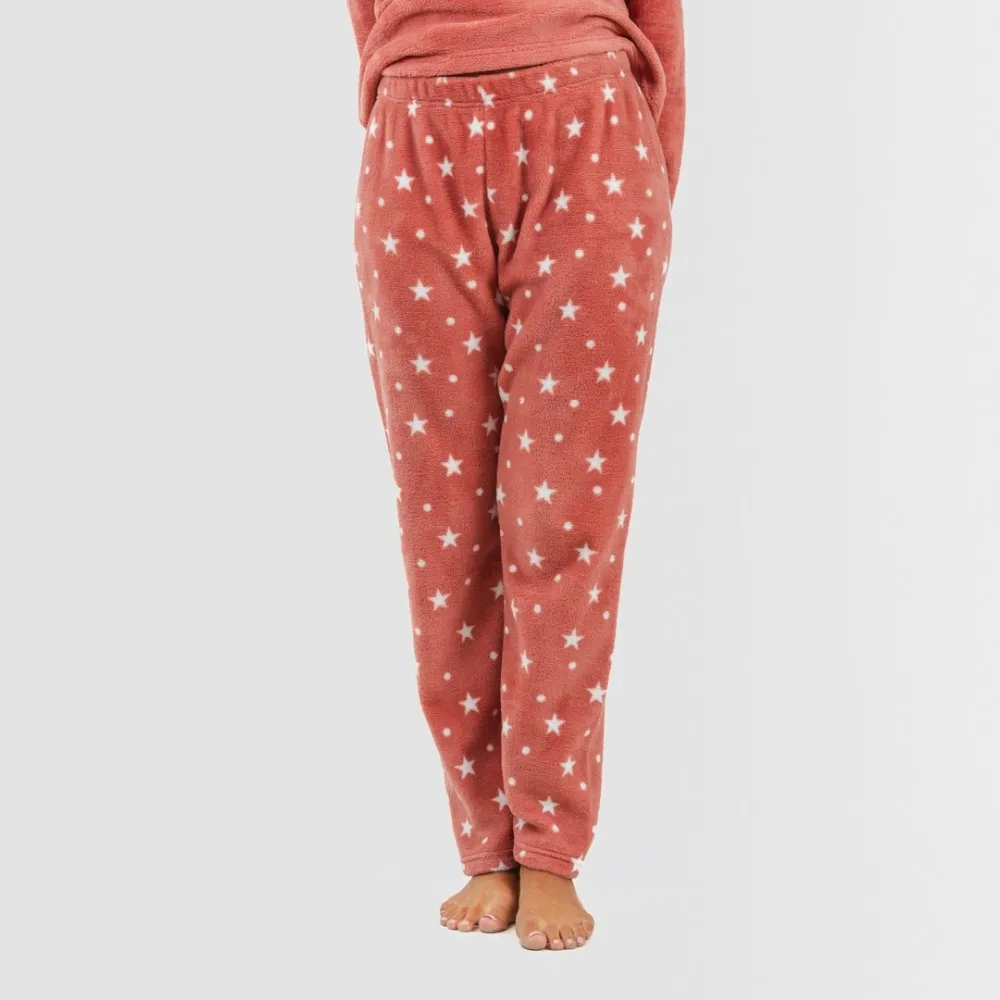 Pijama coral Cosmo marsala