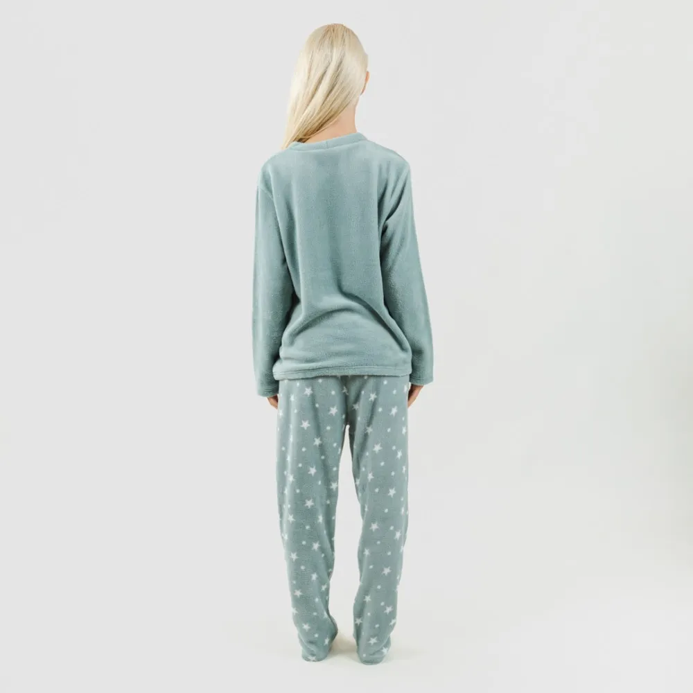 Pijama coral Cosmo verde tiffany