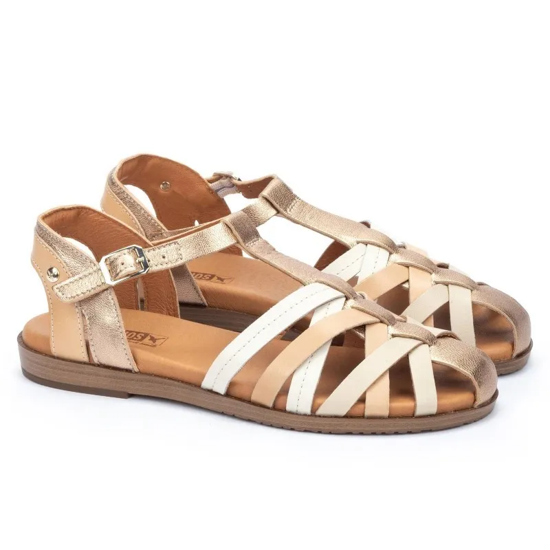 PIKOLINOS FORMENTERA W8Q0803CLC1 DORADO SANDALIA PLANA MUJER