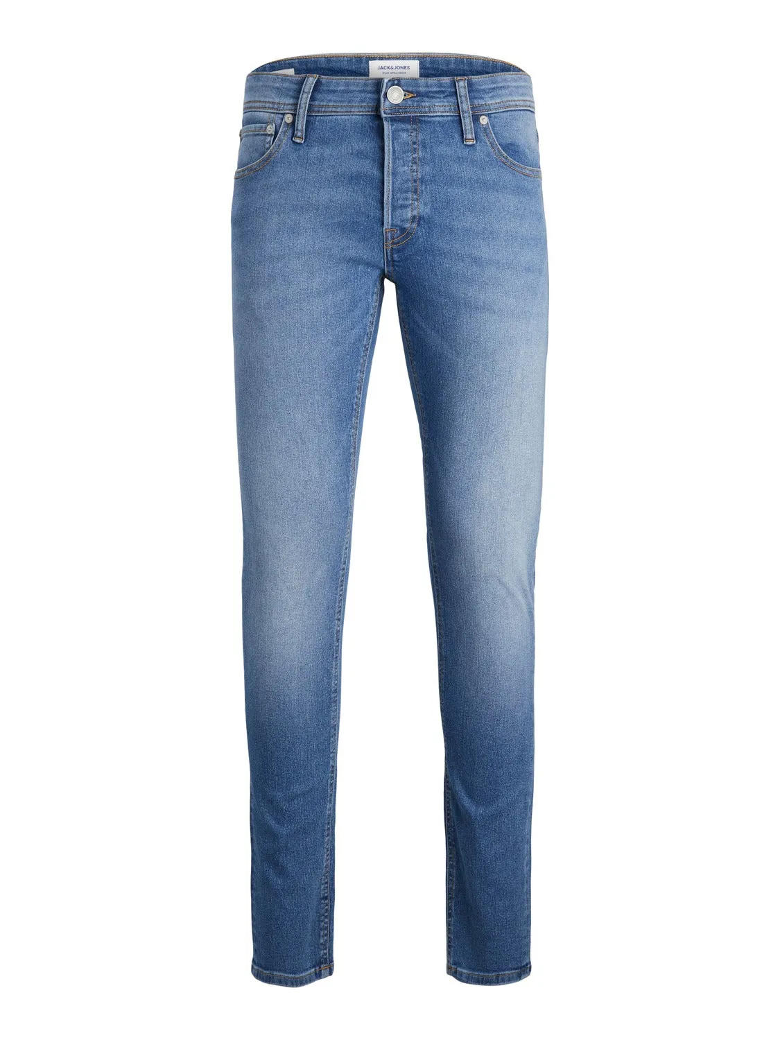 Plus Size JJIGLENN JJORIGINAL MF 071 PLS Vaqueros de corte slim | Azul intermedio | Jack & Jones®