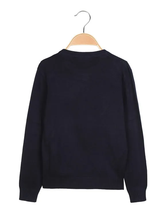 Polo Club Jersey de punto con cuello redondo para niño
