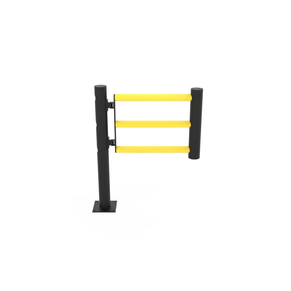 poste de puerta batiente para rieles de seguridad «Delta», Ø 110 mm, altura 1200 mm