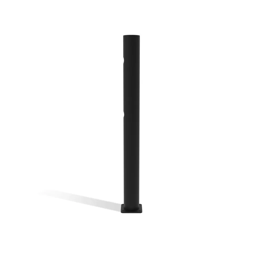 poste de puerta batiente para rieles de seguridad «Delta», Ø 110 mm, altura 1200 mm