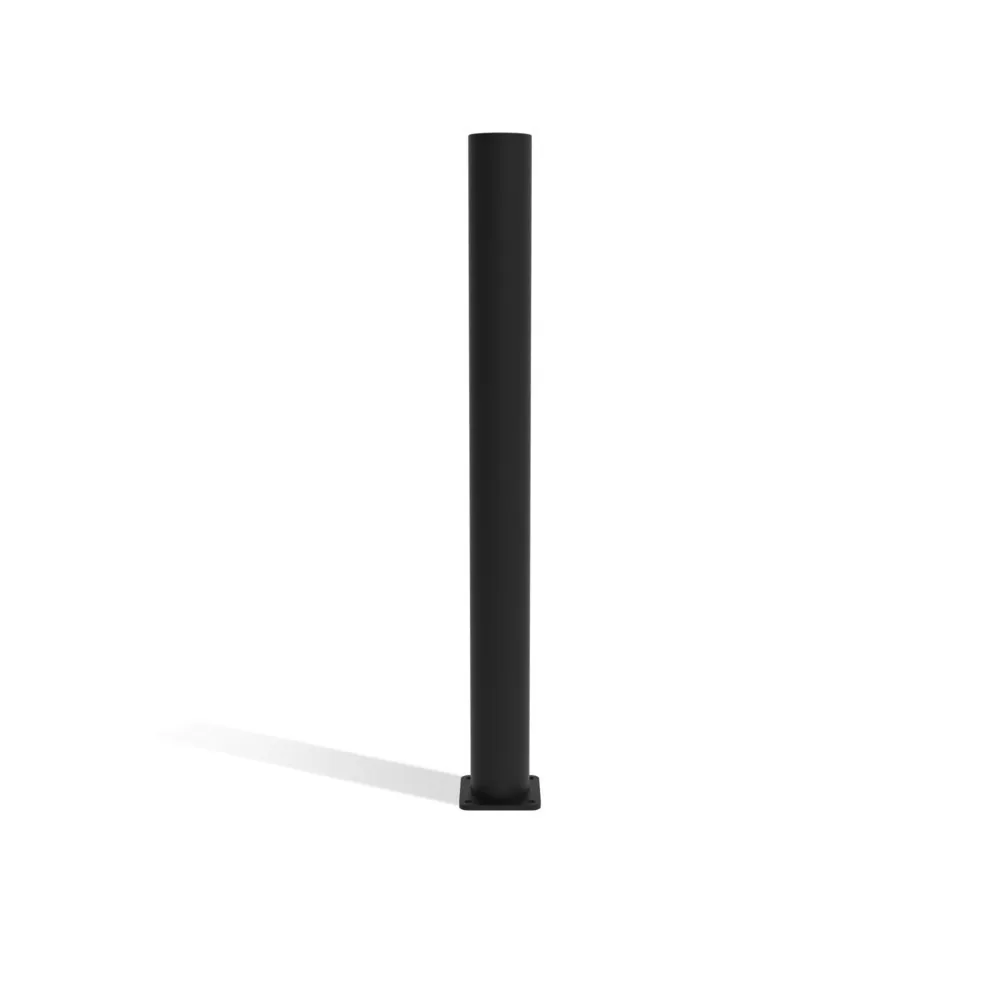 poste de puerta batiente para rieles de seguridad «Delta», Ø 110 mm, altura 1200 mm