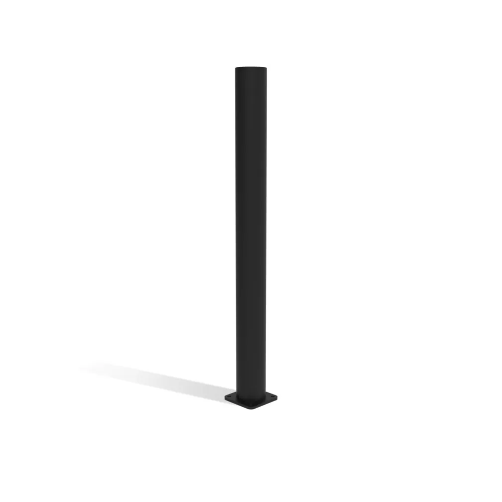poste de puerta batiente para rieles de seguridad «Delta», Ø 110 mm, altura 1200 mm