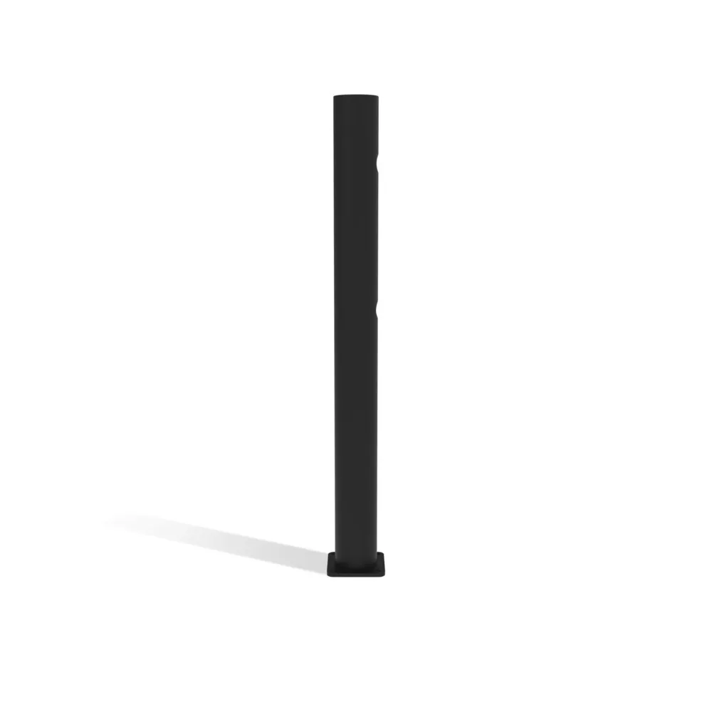 poste de puerta batiente para rieles de seguridad «Delta», Ø 110 mm, altura 1200 mm