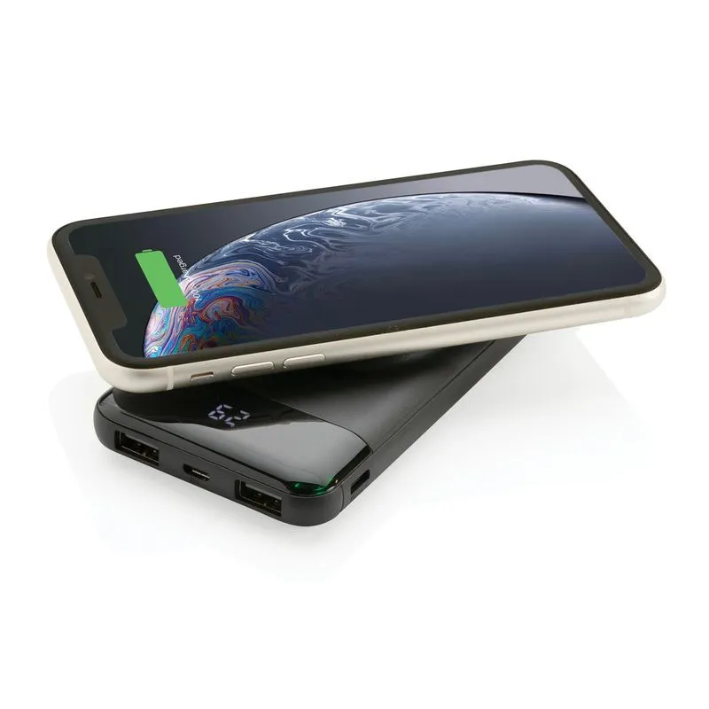 Powerbank inalámbrico de 10.000 mah y con cargador de reloj