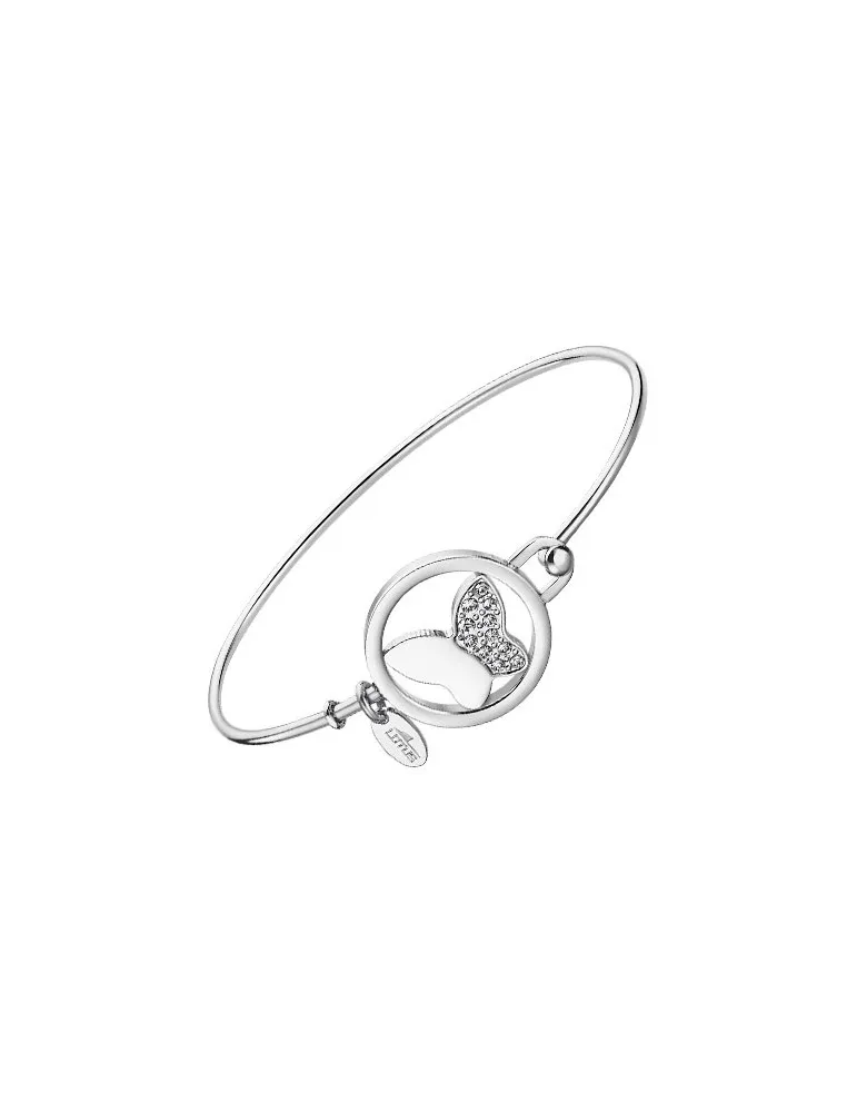 Pulsera Lotus Style Acero Mariposa LS2014