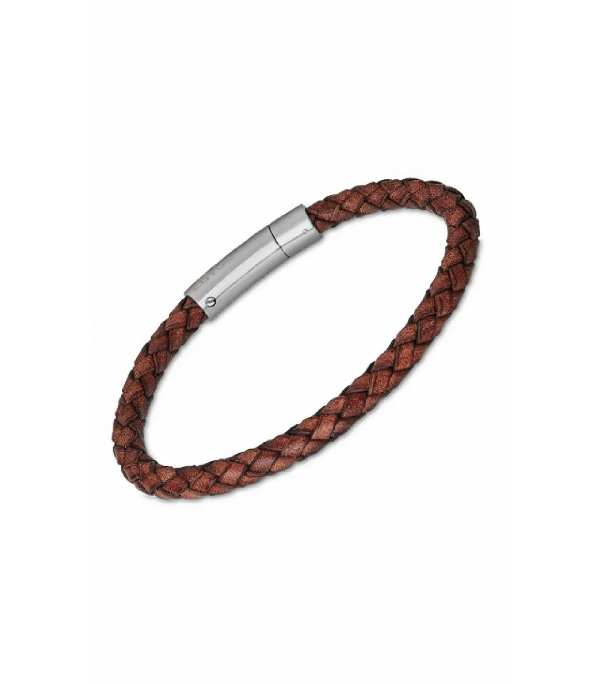 PULSERA LOTUS STYLE BASIC HOMBRE PIEL MARRóN  LS21412/3