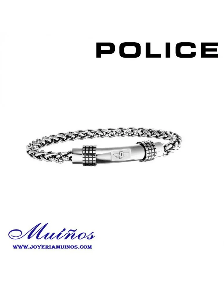 Pulsera Police Chicago acero.