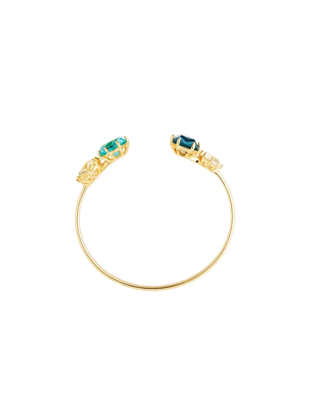 Pulsera rígida 4 piedras La diamantine multicolor