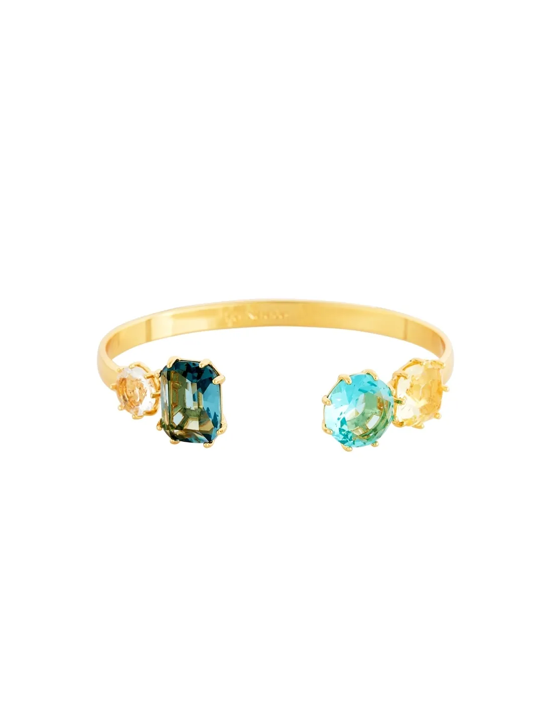 Pulsera rígida 4 piedras La diamantine multicolor