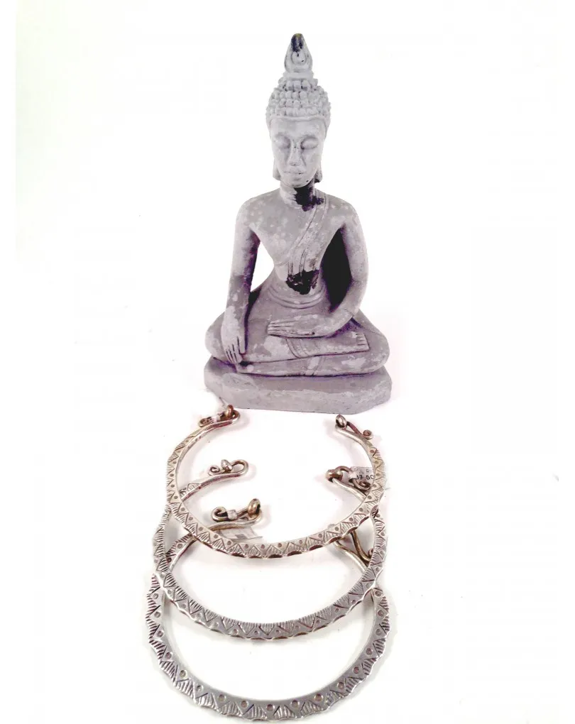 PULSERAS DE HOMBRE EN PLATA RIGIDAS FINITAS CHICHO VARIAS