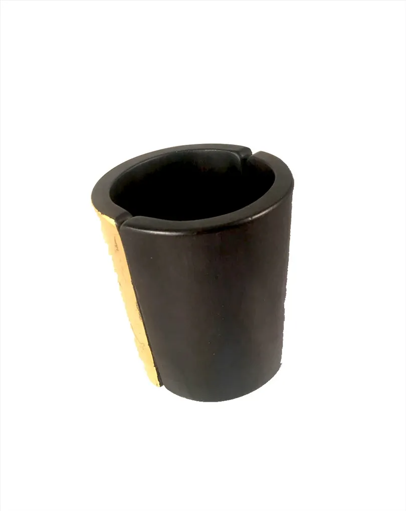 PULSERAS ETNICAS EN MADERA DE EBANO Y PAN DE ORO