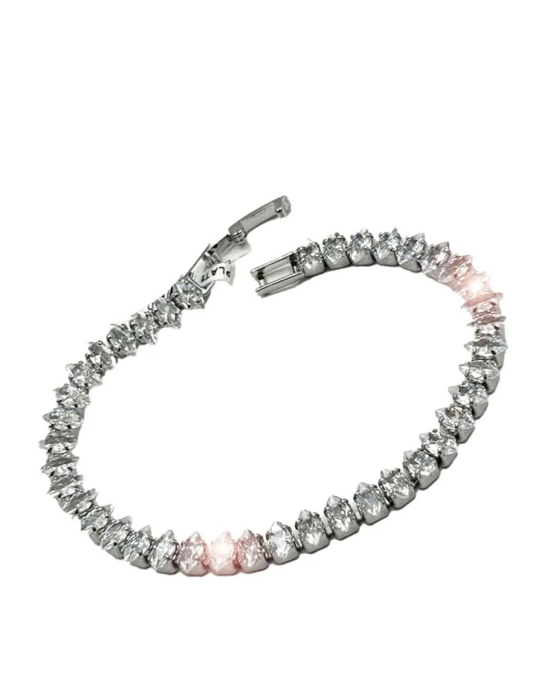 PULSERAS MUJER DE FIESTA PLATEADAS CON CIRCONITAS ESPECIAL BODAS