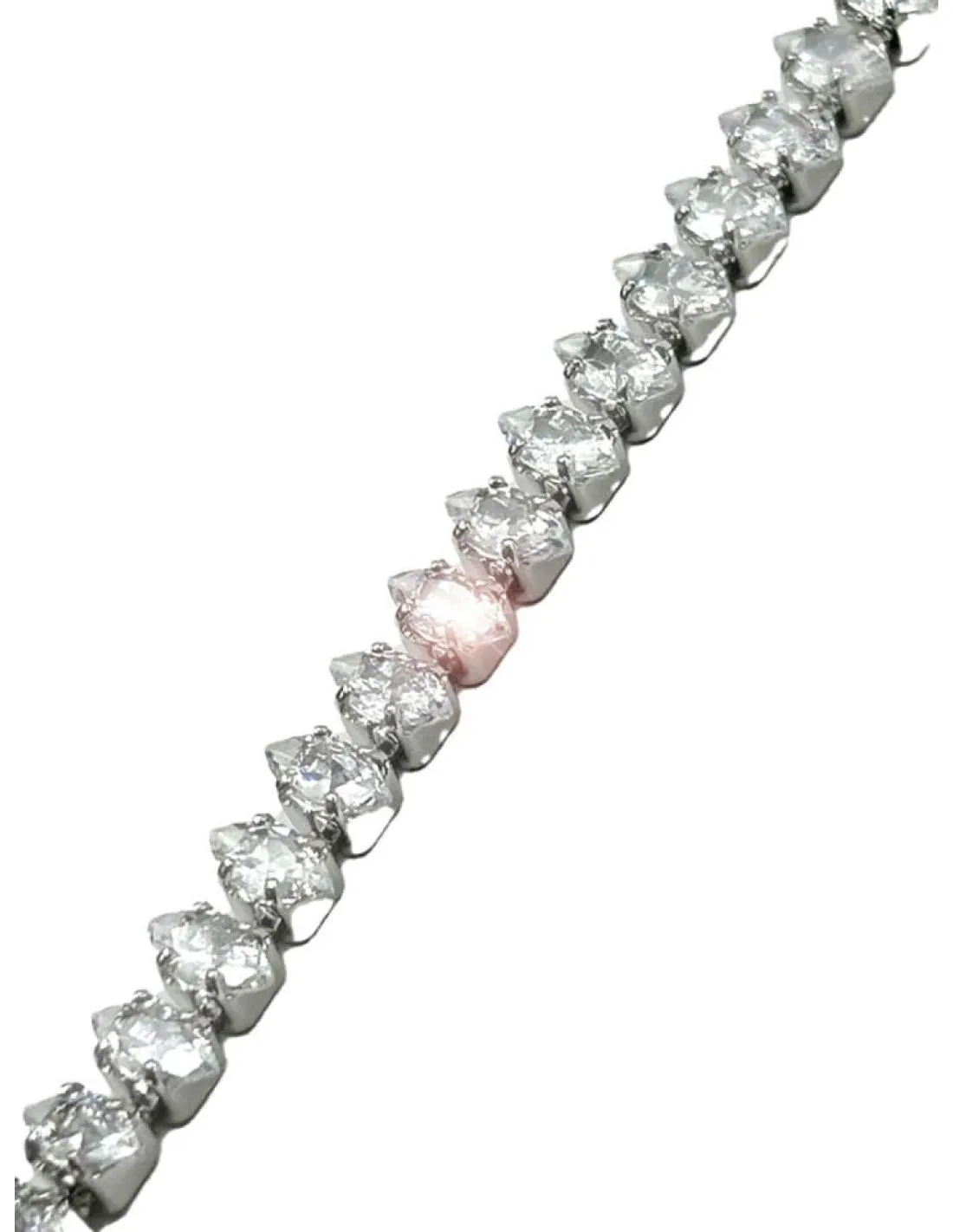 PULSERAS MUJER DE FIESTA PLATEADAS CON CIRCONITAS ESPECIAL BODAS