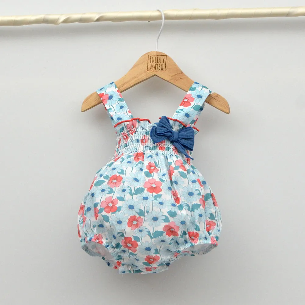Ranita bebé Abril punto Smock