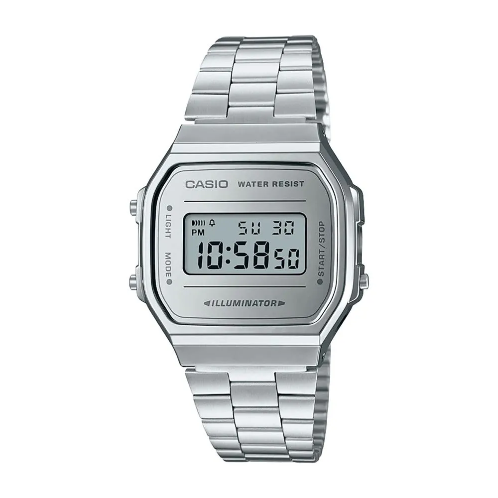 Reloj Casio a168 Vintage Plata