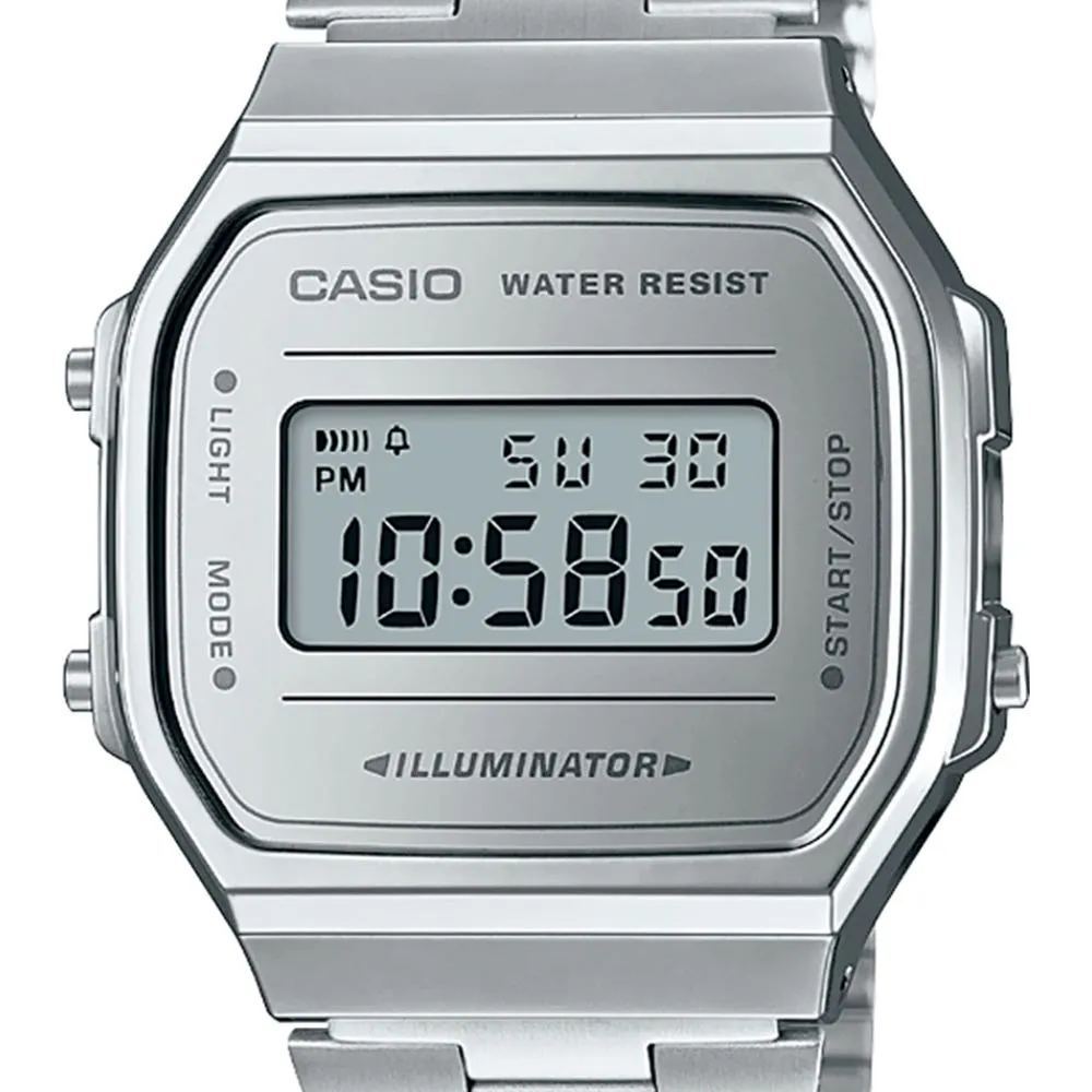 Reloj Casio a168 Vintage Plata