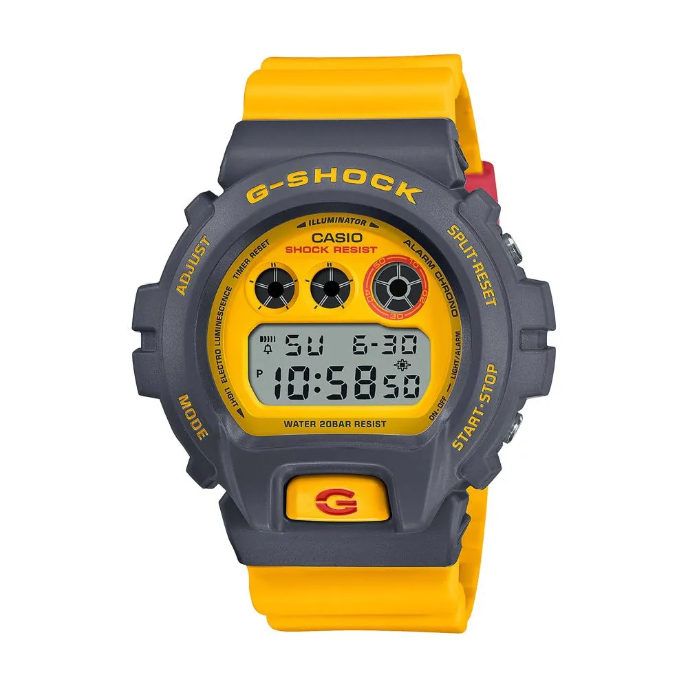 RELOJ CASIO GSHOCK DW 6900 AMARILLO