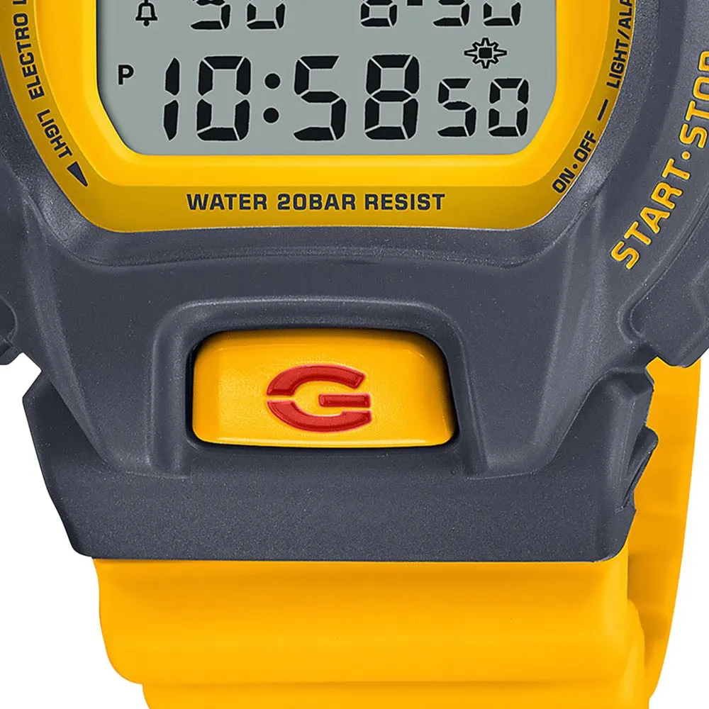 RELOJ CASIO GSHOCK DW 6900 AMARILLO
