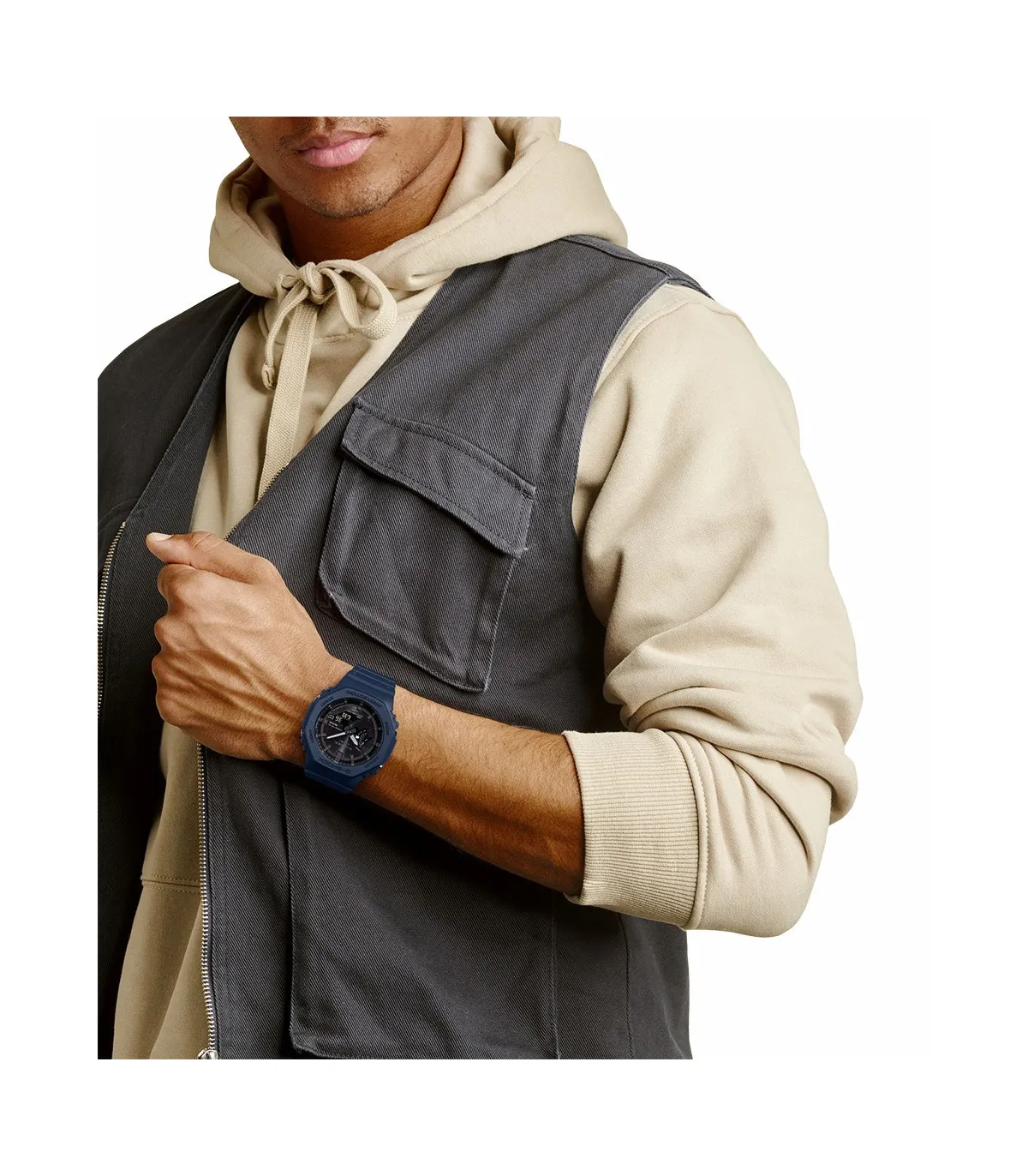 RELOJ CASIO HOMBRE GSHOCK AZUL OSCURO  GAB21002AER