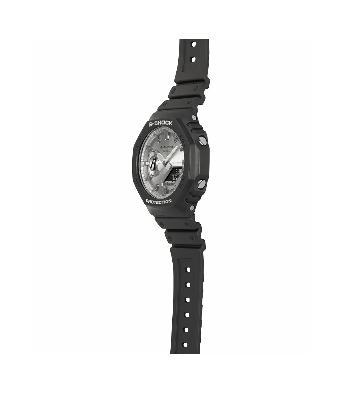 RELOJ CASIO HOMBRE GSHOCK NEGROPLATA  GA2100SB1AER