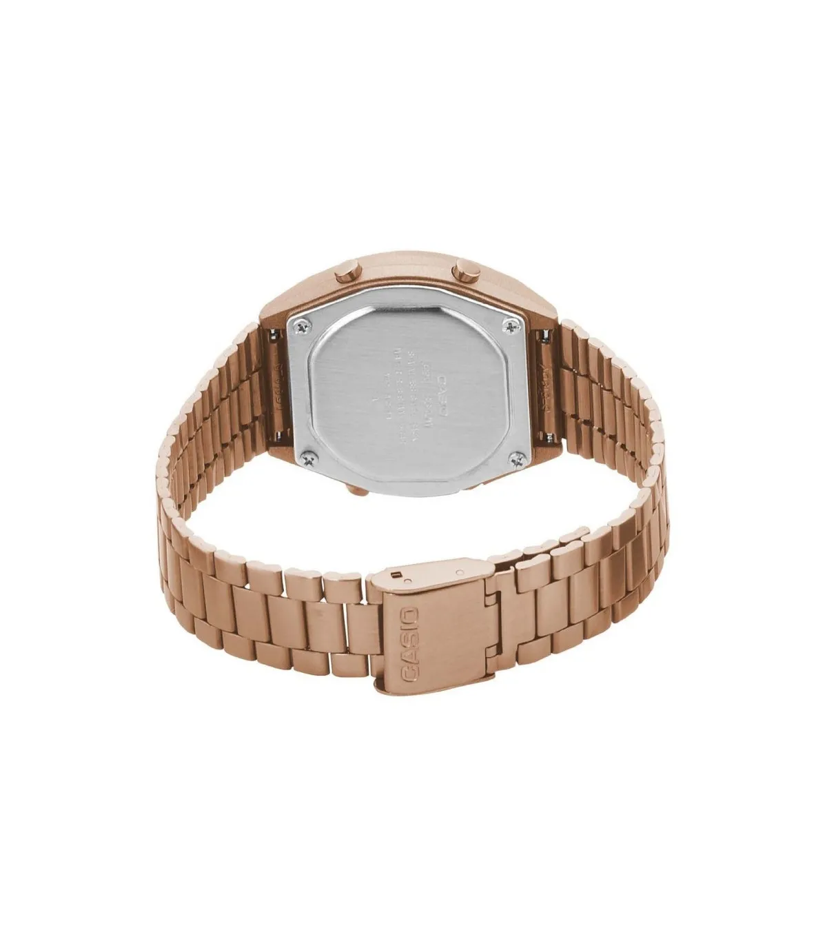 RELOJ CASIO VINTAGE ICONIC MUJER ROSé ESFERA ROSA CON PURPURINA  B640WC5AEF