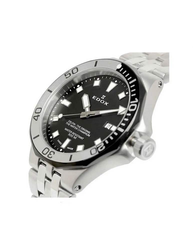 Reloj Edox Delfin Swiss Made Hombre 300 metros