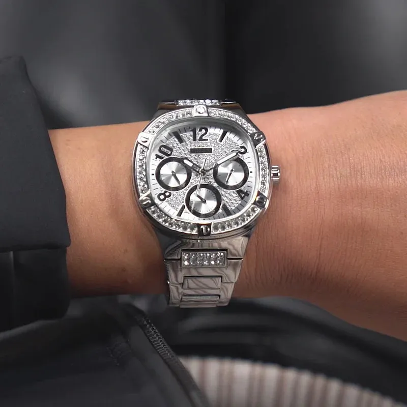 RELOJ GUESS DUCHESS PLATEADO  GW0558L1
