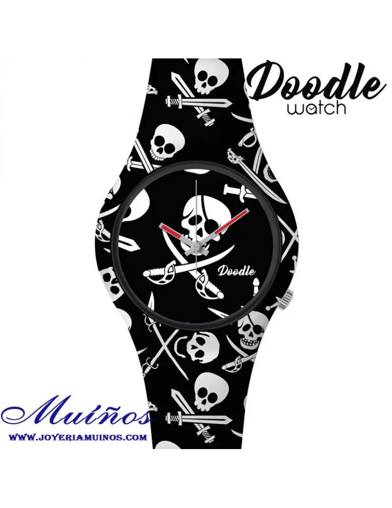 Reloj Tatuaje Calaveras Piratas