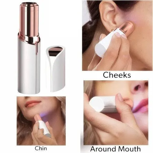 Removedor de vello facial recargable