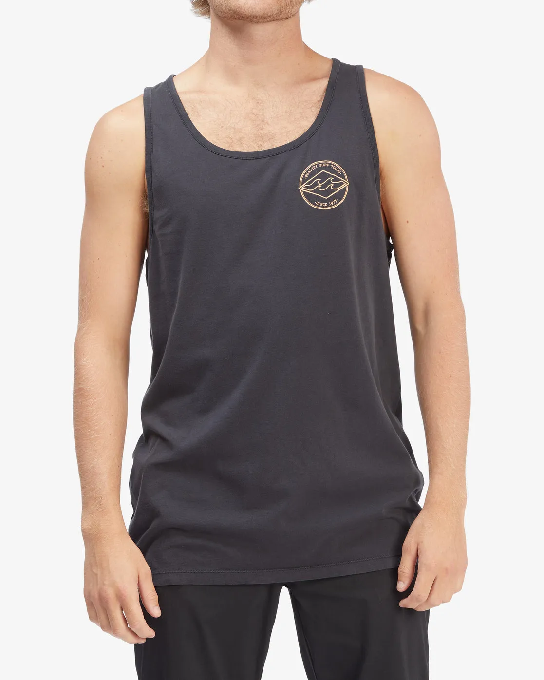 Rotor Diamond Wave Washed Tank Top