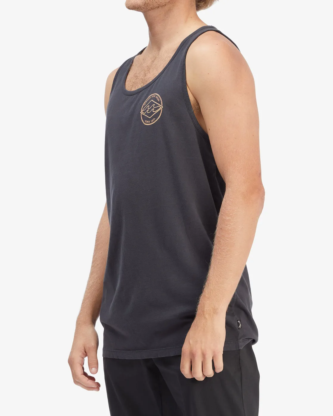 Rotor Diamond Wave Washed Tank Top