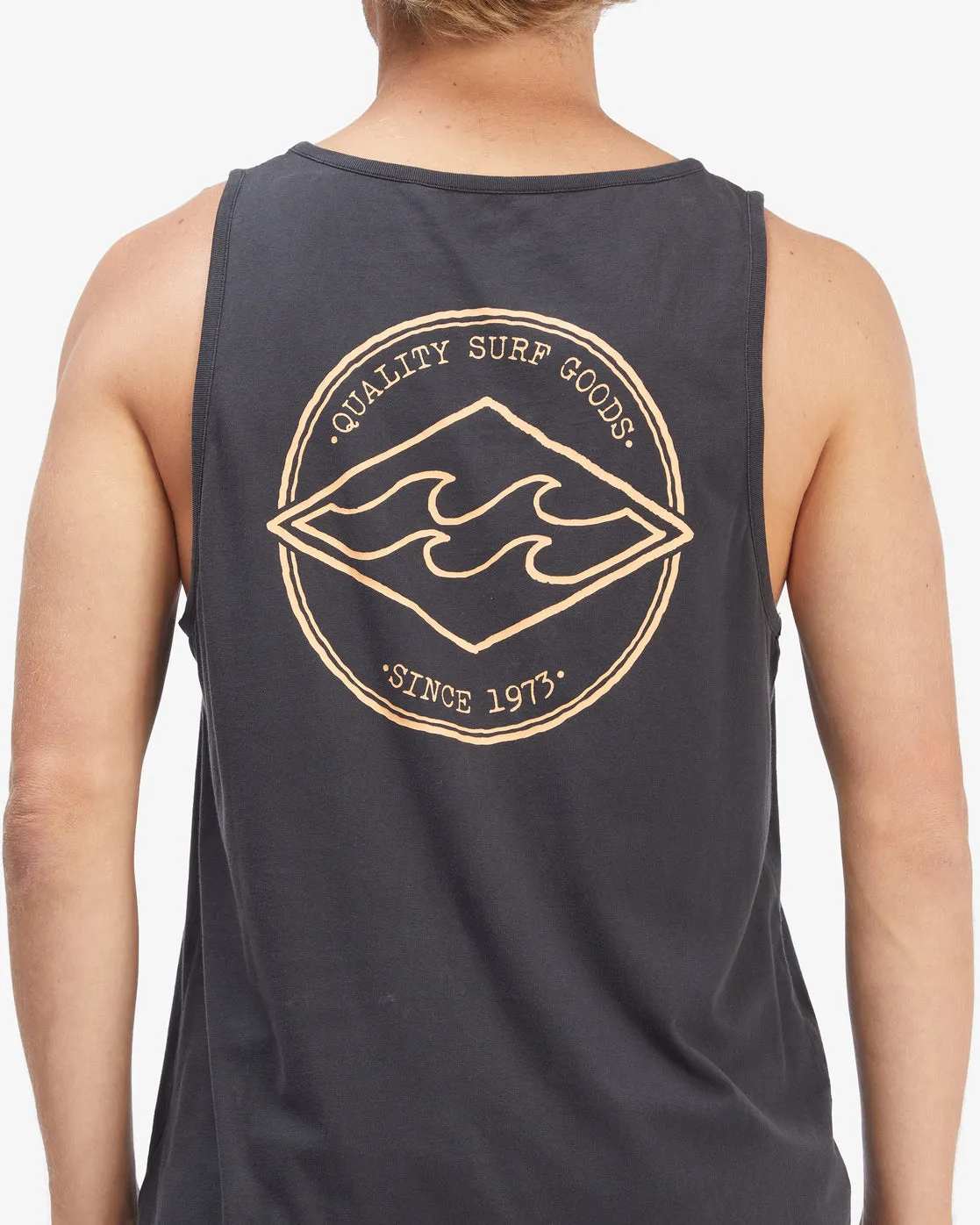 Rotor Diamond Wave Washed Tank Top